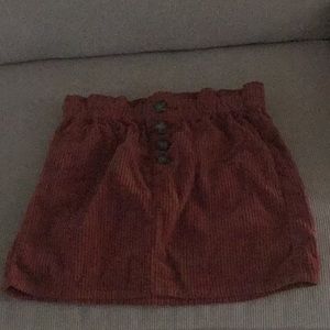 Corduroy miniskirt lightly worn  great for fall